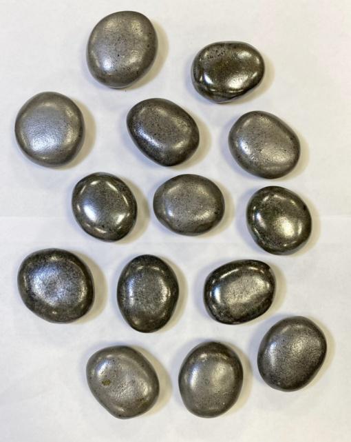 Керамические камни серебряные с декоративным эффектом 14 шт (SappFire)