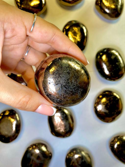 Керамические камни золотые с декоративным эффектом 14 шт (SappFire)